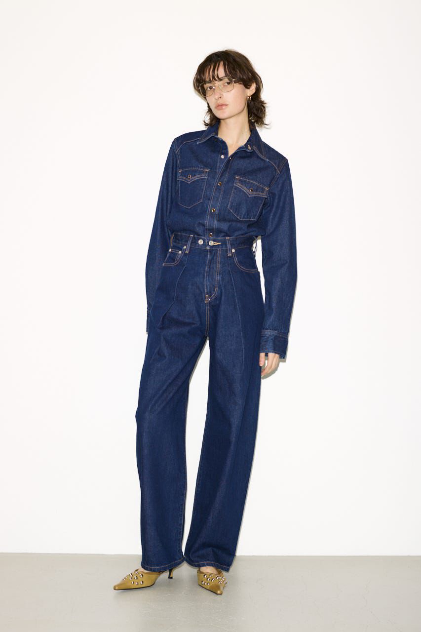 SLY「PK LONG SLEEVE DENIM シャツ」|シャツ・ブラウス|