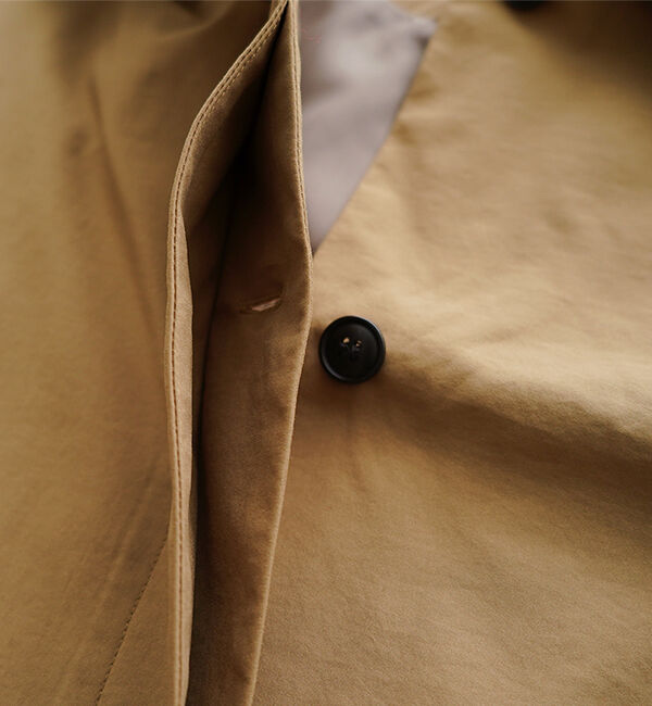 休日と詩「休日のドライブコート」|ステンカラーコート|