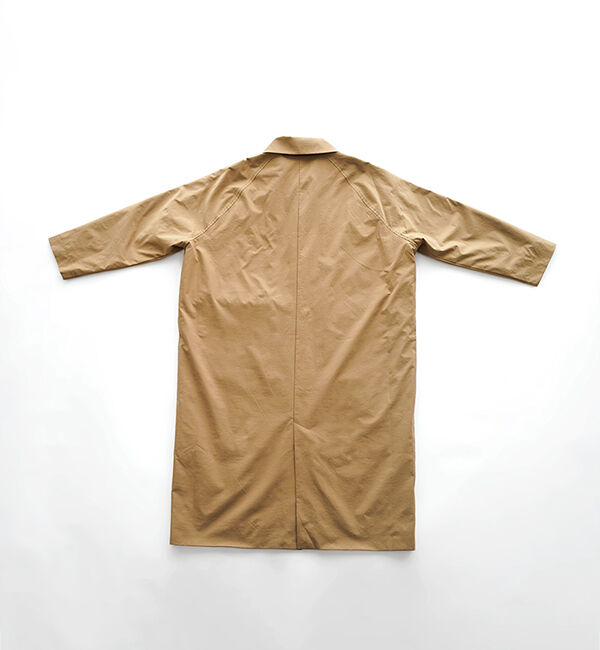 休日と詩「休日のドライブコート」|ステンカラーコート|