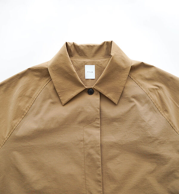 休日と詩「休日のドライブコート」|ステンカラーコート|