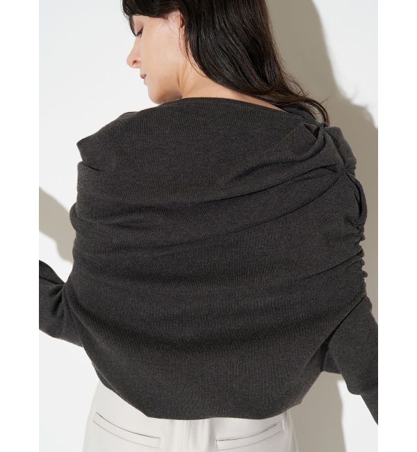 ELENDEEK「ASYMMETRY DRAPE KT」|ニット・セーター|