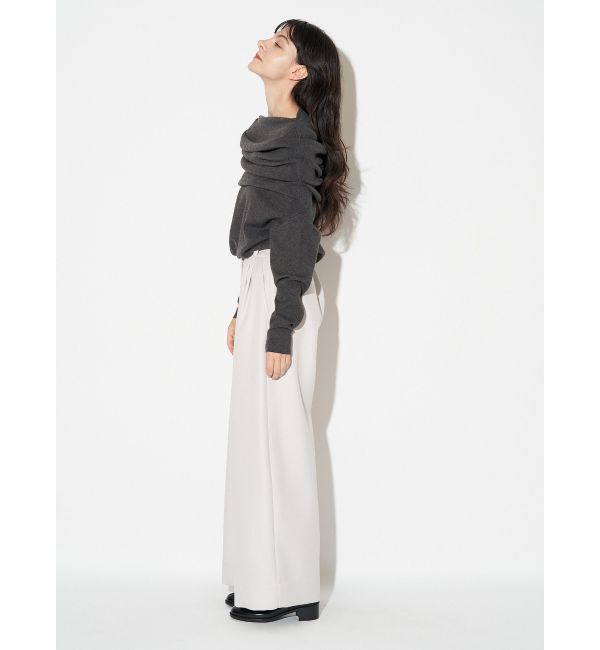 ELENDEEK「ASYMMETRY DRAPE KT」|ニット・セーター|