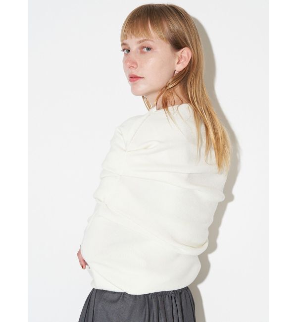 ELENDEEK「ASYMMETRY DRAPE KT」|ニット・セーター|