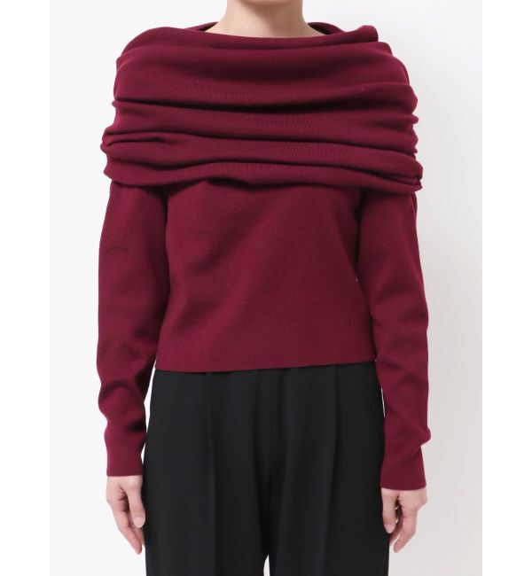 ELENDEEK「ASYMMETRY DRAPE KT」|ニット・セーター|