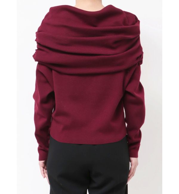 ELENDEEK「ASYMMETRY DRAPE KT」|ニット・セーター|