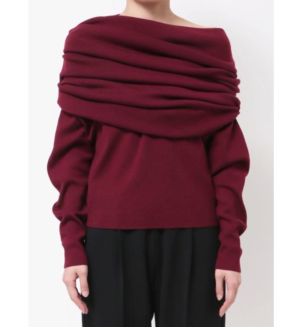 ELENDEEK「ASYMMETRY DRAPE KT」|ニット・セーター|