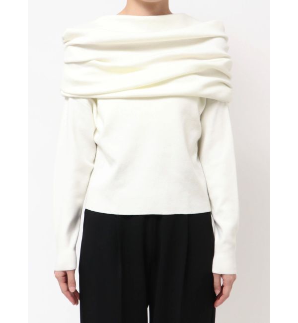 ELENDEEK「ASYMMETRY DRAPE KT」|ニット・セーター|