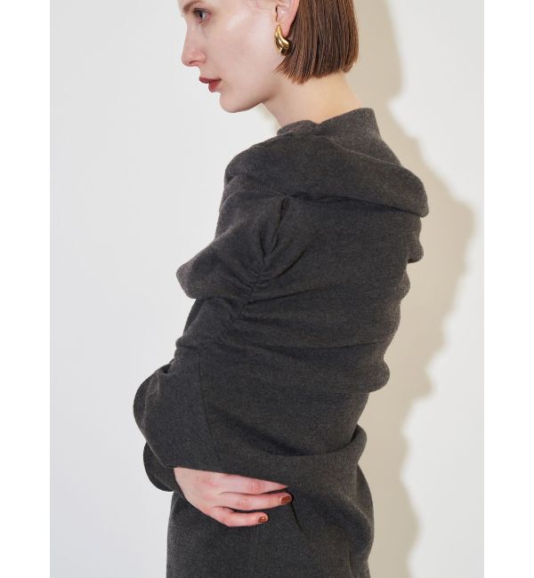 ELENDEEK「ASYMMETRY DRAPE KT」|ニット・セーター|