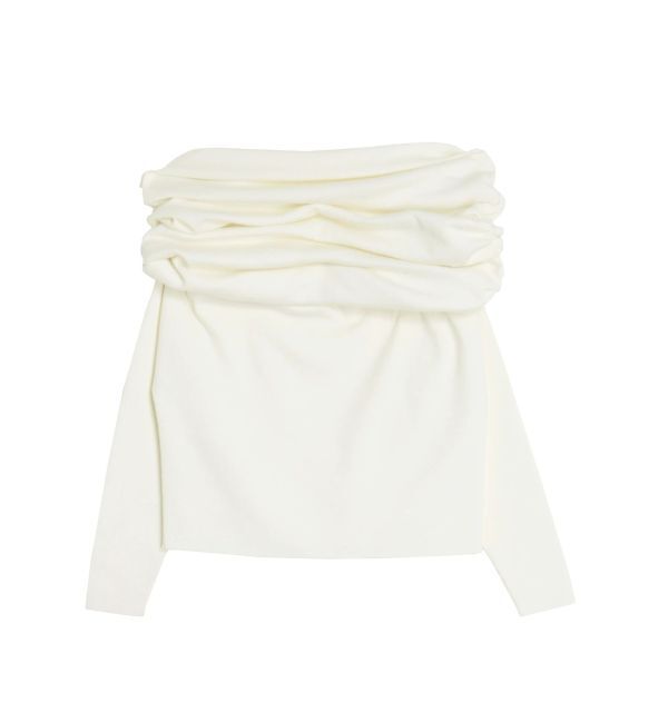 ELENDEEK「ASYMMETRY DRAPE KT」|ニット・セーター|