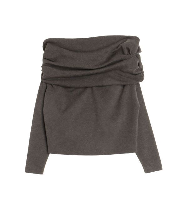 ELENDEEK「ASYMMETRY DRAPE KT」|ニット・セーター|