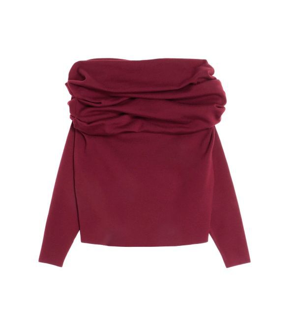 ELENDEEK「ASYMMETRY DRAPE KT」|ニット・セーター|