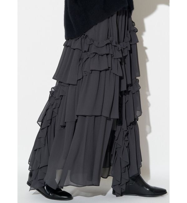 ELENDEEK「CHIFFON TIERED SK」|スカート|