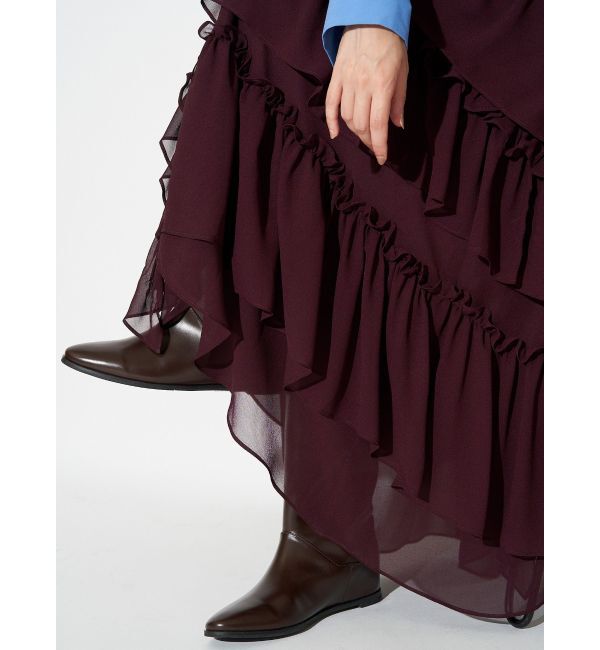 ELENDEEK「CHIFFON TIERED SK」|スカート|