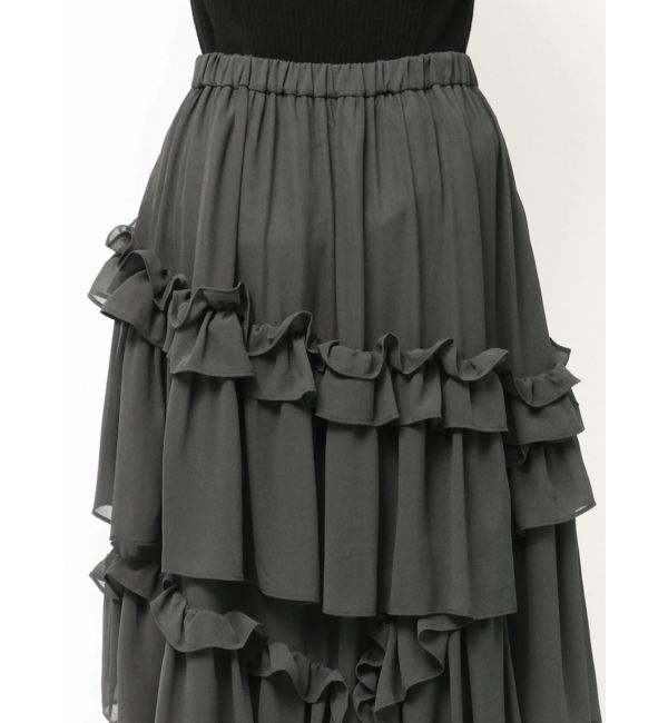 ELENDEEK「CHIFFON TIERED SK」|スカート|