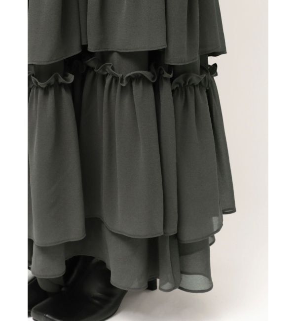 ELENDEEK「CHIFFON TIERED SK」|スカート|