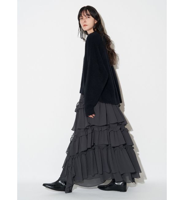 ELENDEEK「CHIFFON TIERED SK」|スカート|