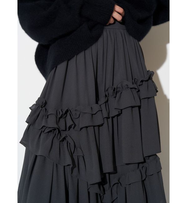 ELENDEEK「CHIFFON TIERED SK」|スカート|