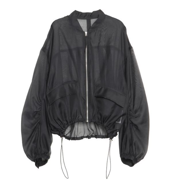 ELENDEEK「BACK TUCK SHEER BZ」|ブルゾン・スタジャン|