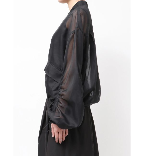 ELENDEEK「BACK TUCK SHEER BZ」|ブルゾン・スタジャン|