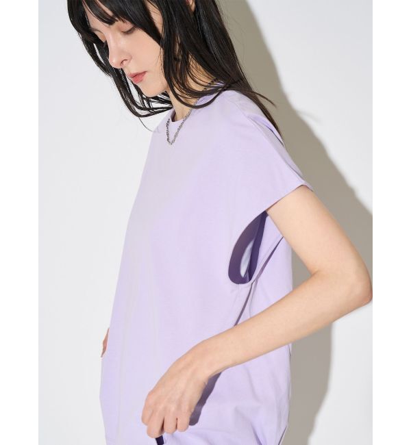 ELENDEEK「TUCK HEM LOOSE CS」|Tシャツ・カットソー|