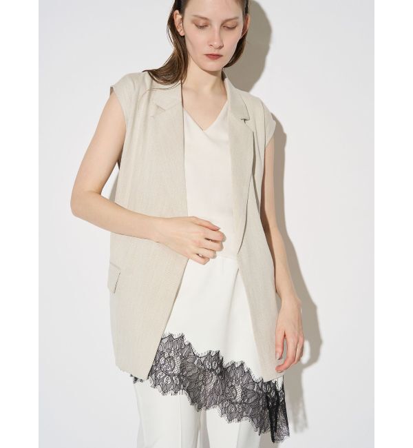 ELENDEEK「BELTED TAILORED GILET」|その他|