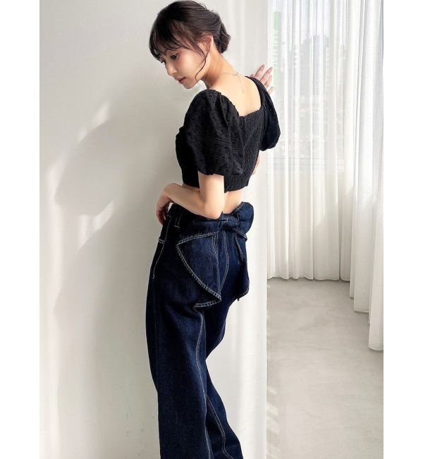 RESEXXY「コットンレースパフブラウス」|シャツ・ブラウス|