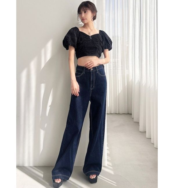 RESEXXY「コットンレースパフブラウス」|シャツ・ブラウス|