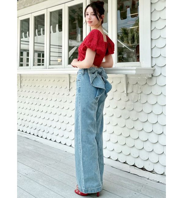 RESEXXY「コットンレースパフブラウス」|シャツ・ブラウス|