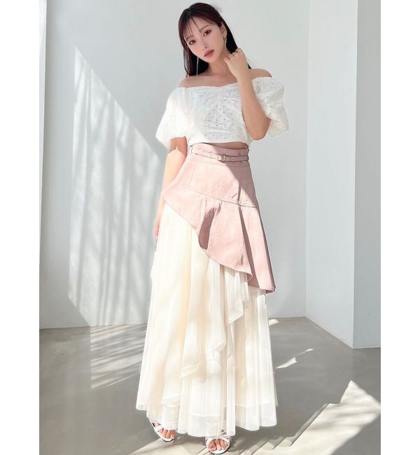 RESEXXY「コットンレースパフブラウス」|シャツ・ブラウス|