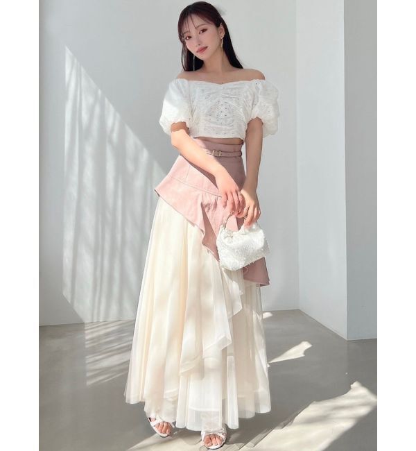 RESEXXY「コットンレースパフブラウス」|シャツ・ブラウス|