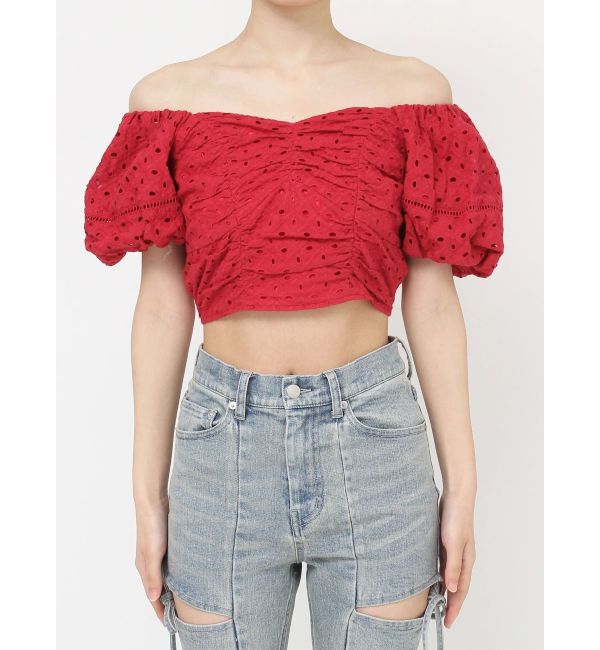 RESEXXY「コットンレースパフブラウス」|シャツ・ブラウス|