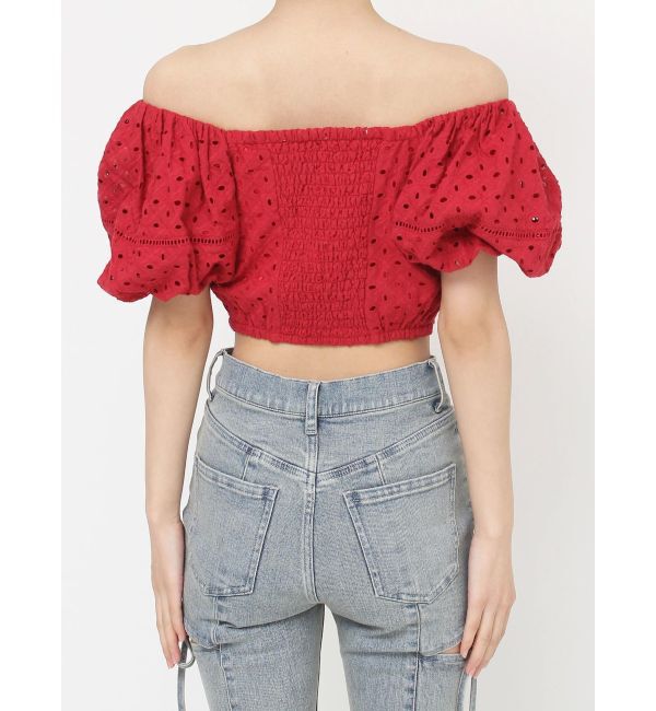 RESEXXY「コットンレースパフブラウス」|シャツ・ブラウス|