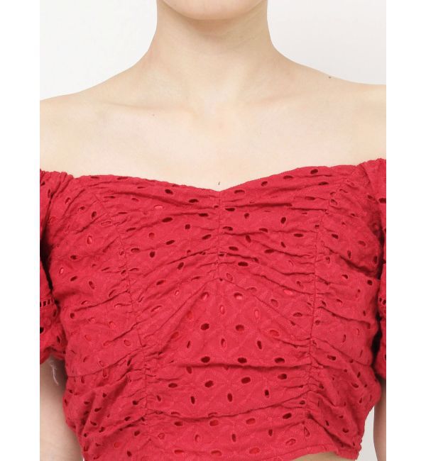 RESEXXY「コットンレースパフブラウス」|シャツ・ブラウス|