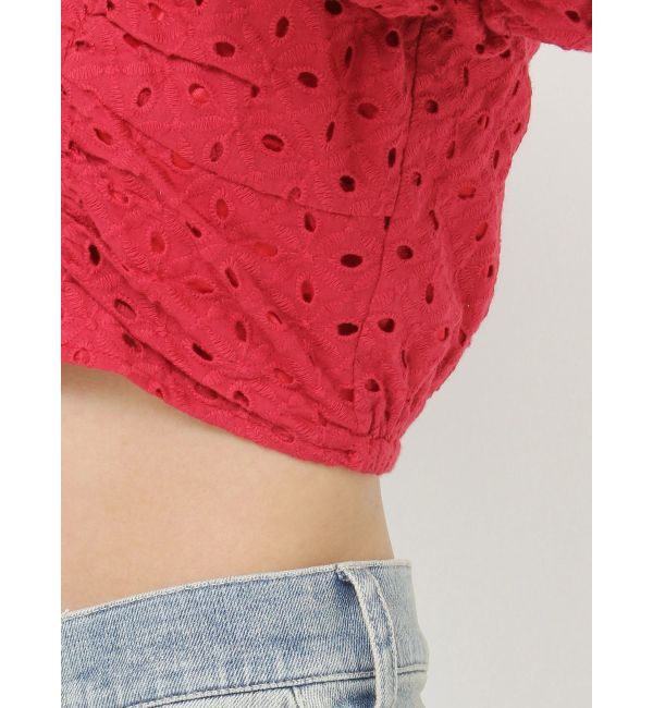 RESEXXY「コットンレースパフブラウス」|シャツ・ブラウス|