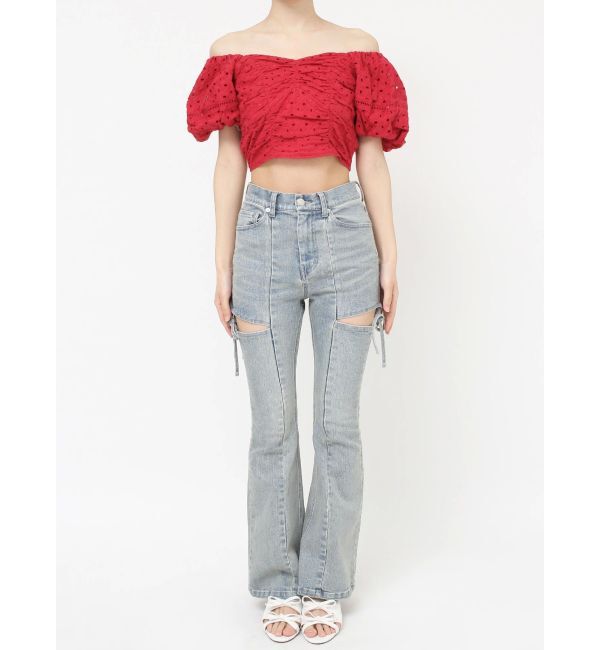 RESEXXY「コットンレースパフブラウス」|シャツ・ブラウス|