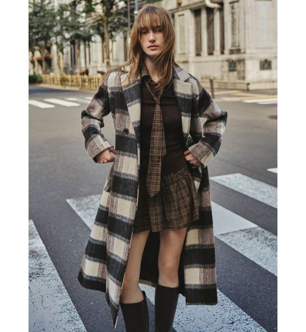 RESEXXY「シャツレイヤードニットトップス」|ニット・セーター|