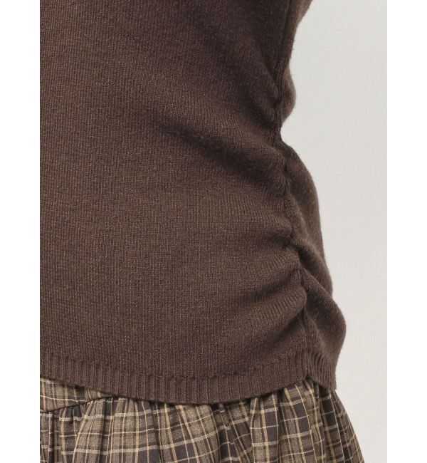 RESEXXY「シャツレイヤードニットトップス」|ニット・セーター|