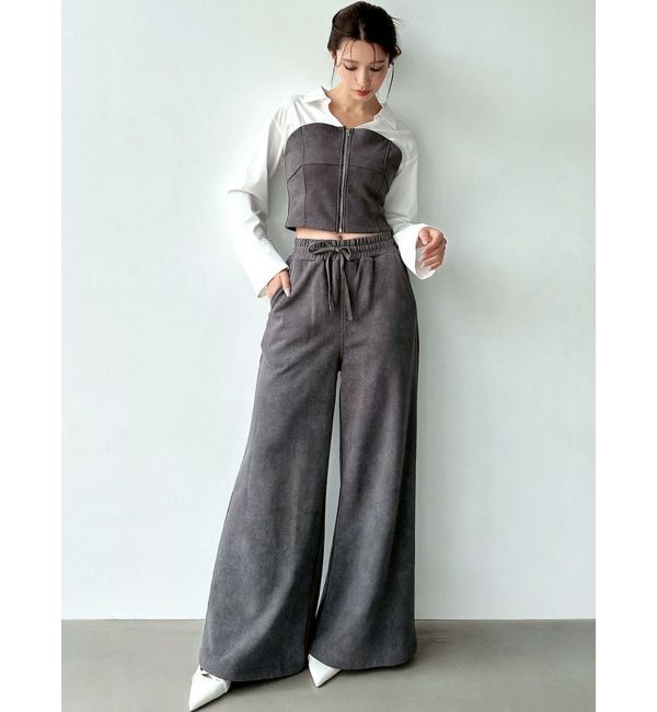 RESEXXY「スウェットビスチェドッキングシャツ【セットアップ着用可能】」|シャツ・ブラウス|