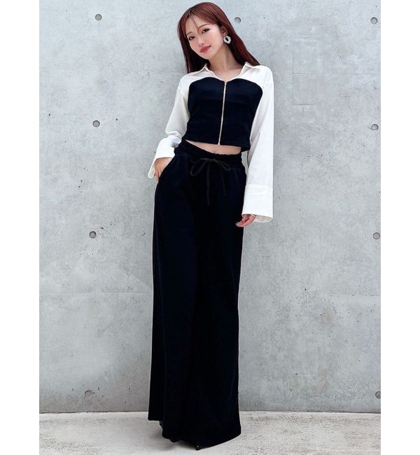 RESEXXY「スウェットビスチェドッキングシャツ【セットアップ着用可能】」|シャツ・ブラウス|