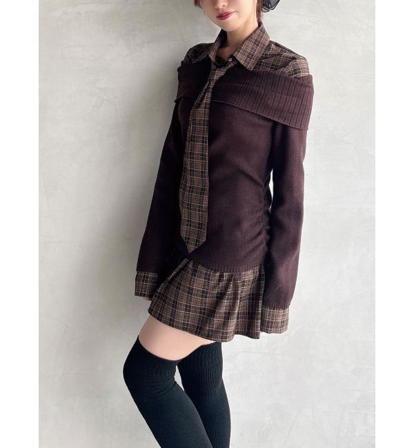 RESEXXY「チェックミニフレアスカート【セットアップ着用可能】」|スカート|