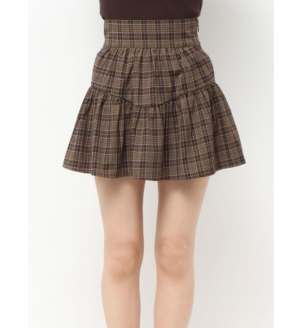 RESEXXY「チェックミニフレアスカート【セットアップ着用可能】」|スカート|