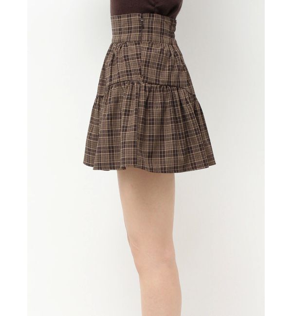 RESEXXY「チェックミニフレアスカート【セットアップ着用可能】」|スカート|