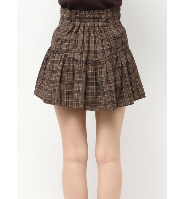 RESEXXY「チェックミニフレアスカート【セットアップ着用可能】」|スカート|