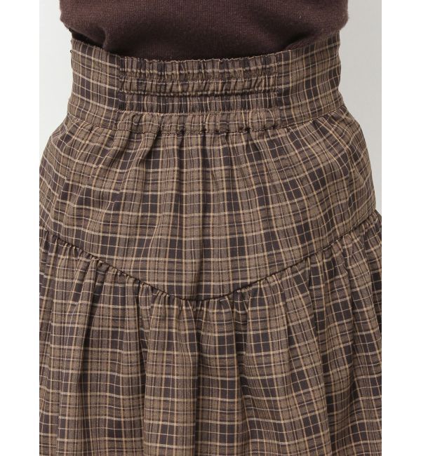 RESEXXY「チェックミニフレアスカート【セットアップ着用可能】」|スカート|