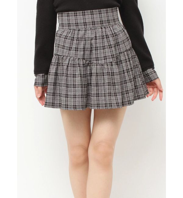 RESEXXY「チェックミニフレアスカート【セットアップ着用可能】」|スカート|