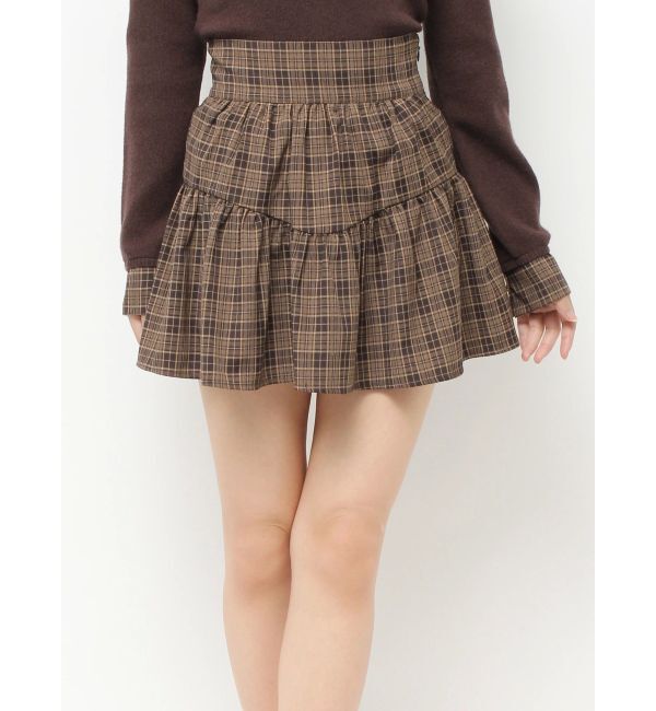 RESEXXY「チェックミニフレアスカート【セットアップ着用可能】」|スカート|