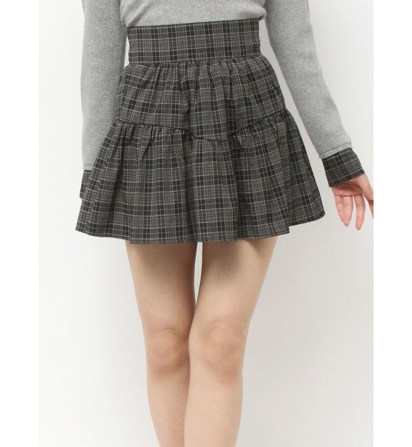RESEXXY「チェックミニフレアスカート【セットアップ着用可能】」|スカート|