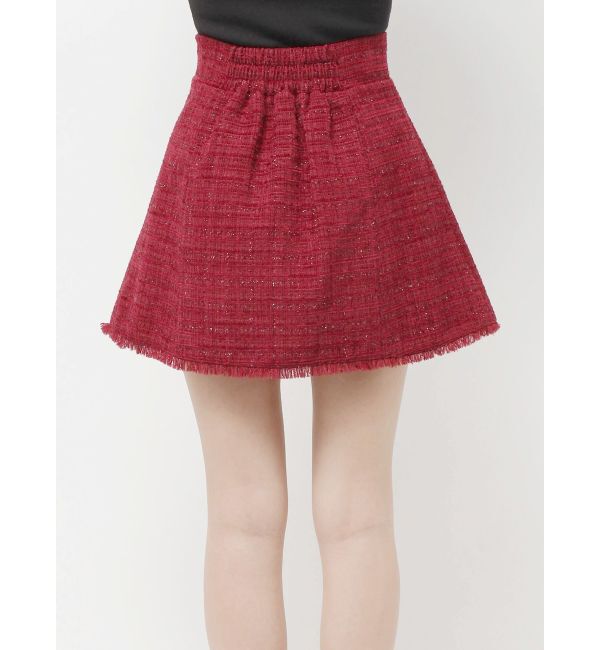 RESEXXY「フリンジツイードミニスカート【セットアップ着用可能】」|スカート|