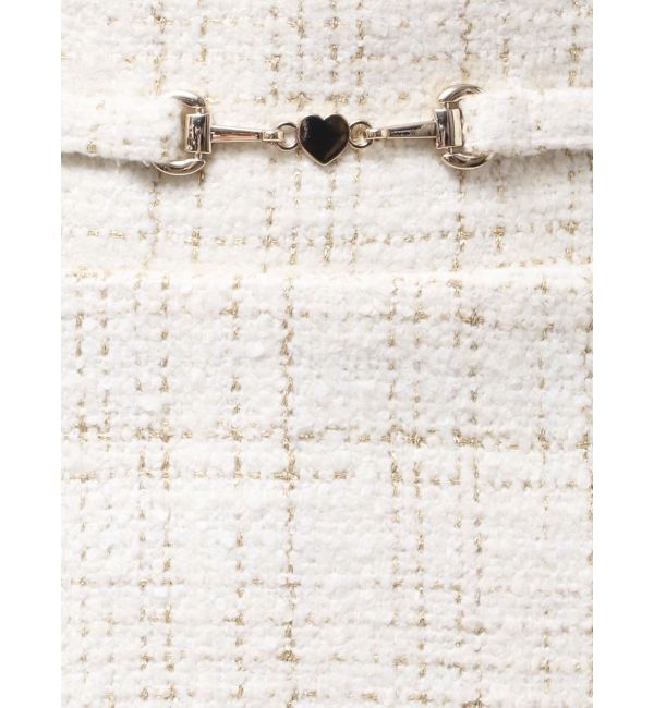 RESEXXY「フリンジツイードミニスカート【セットアップ着用可能】」|スカート|