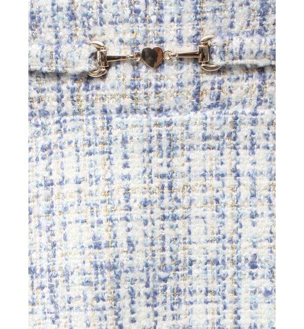 RESEXXY「フリンジツイードミニスカート【セットアップ着用可能】」|スカート|